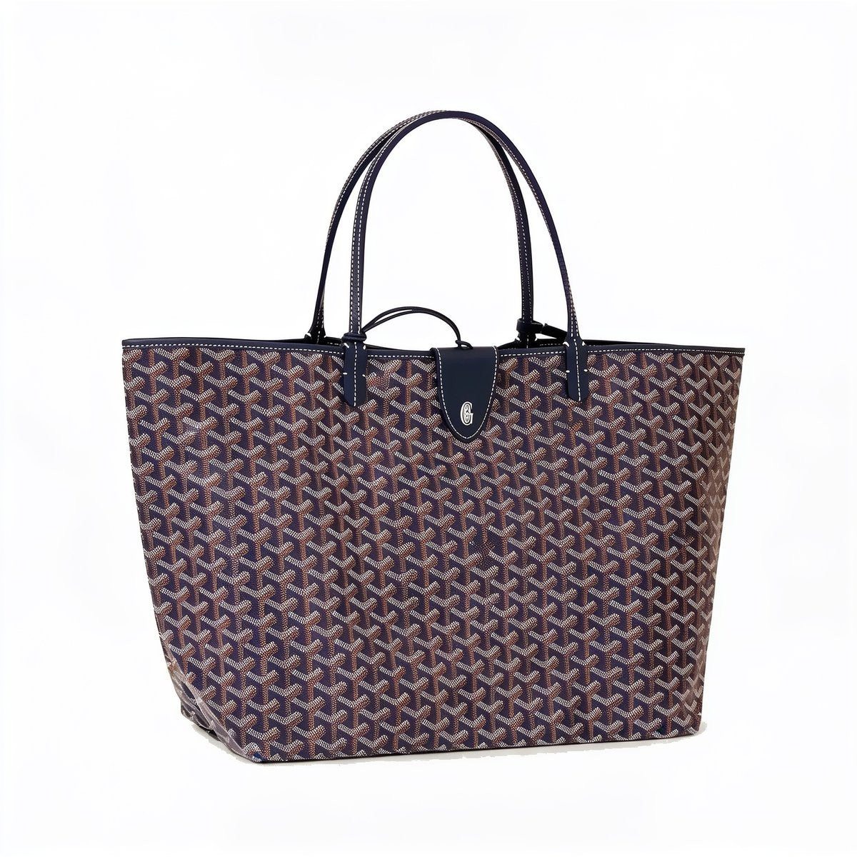 Lightweight Canvas Tote Bag - Large - Navy Blue