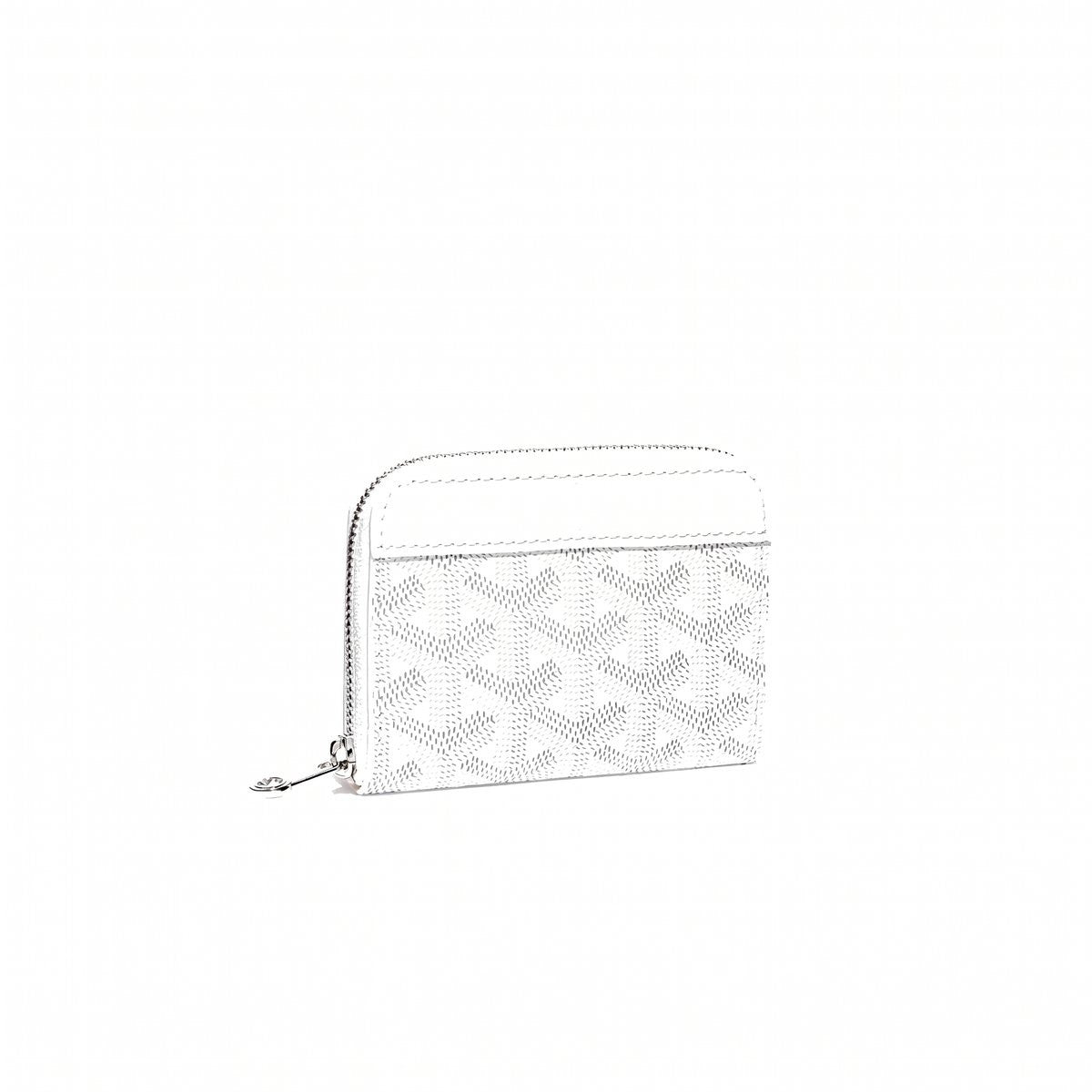 Compact Snap Coin Purse - White