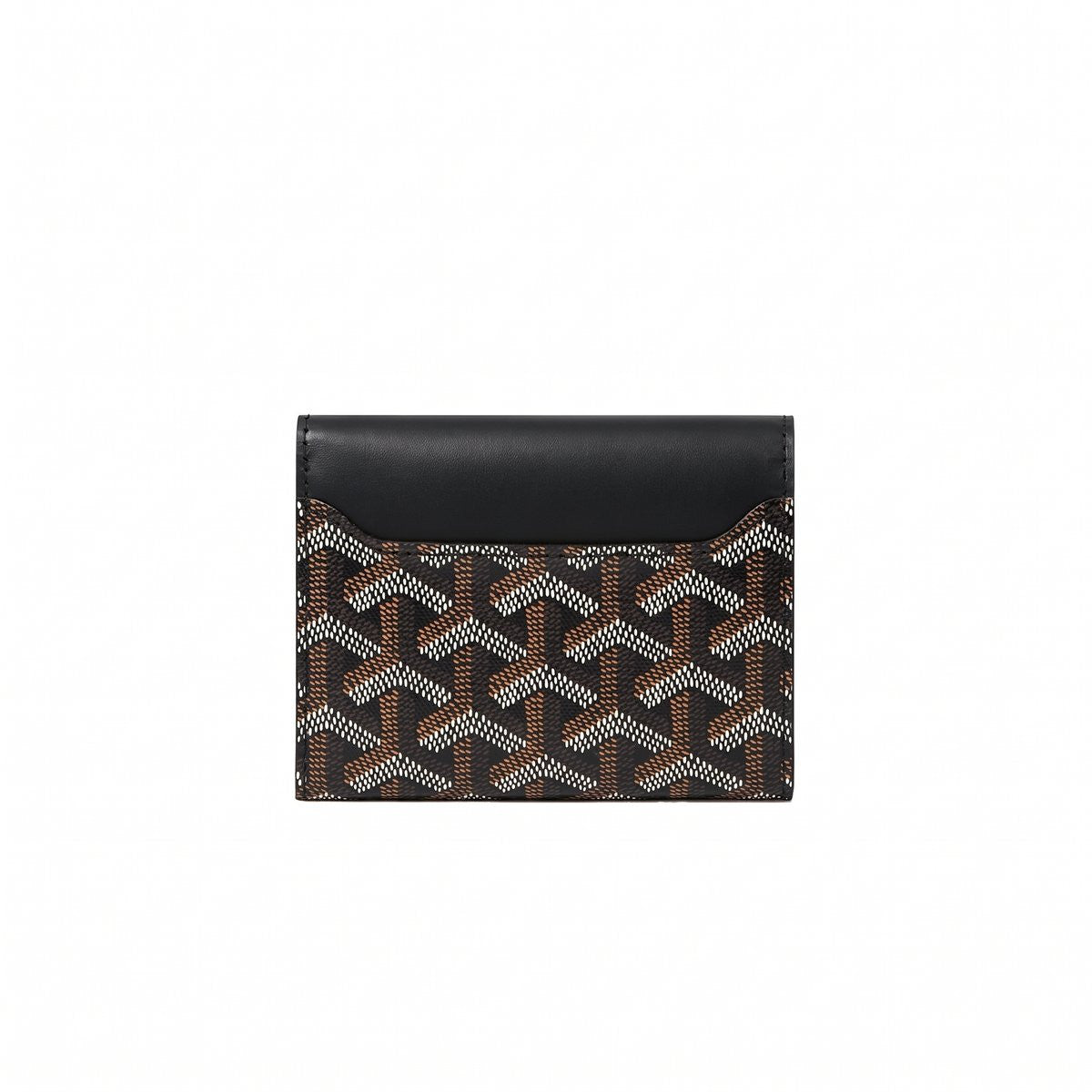 Compact Bi-Fold Wallet with Coin Pocket - Black - 2