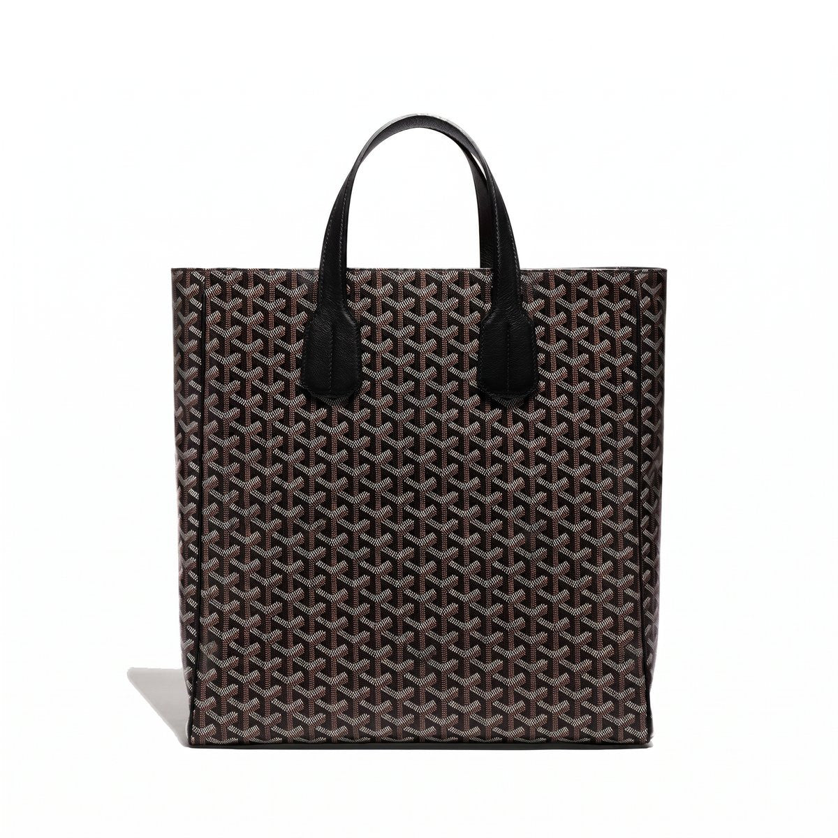 Slim Vertical Crossbody Bag - Black - 2
