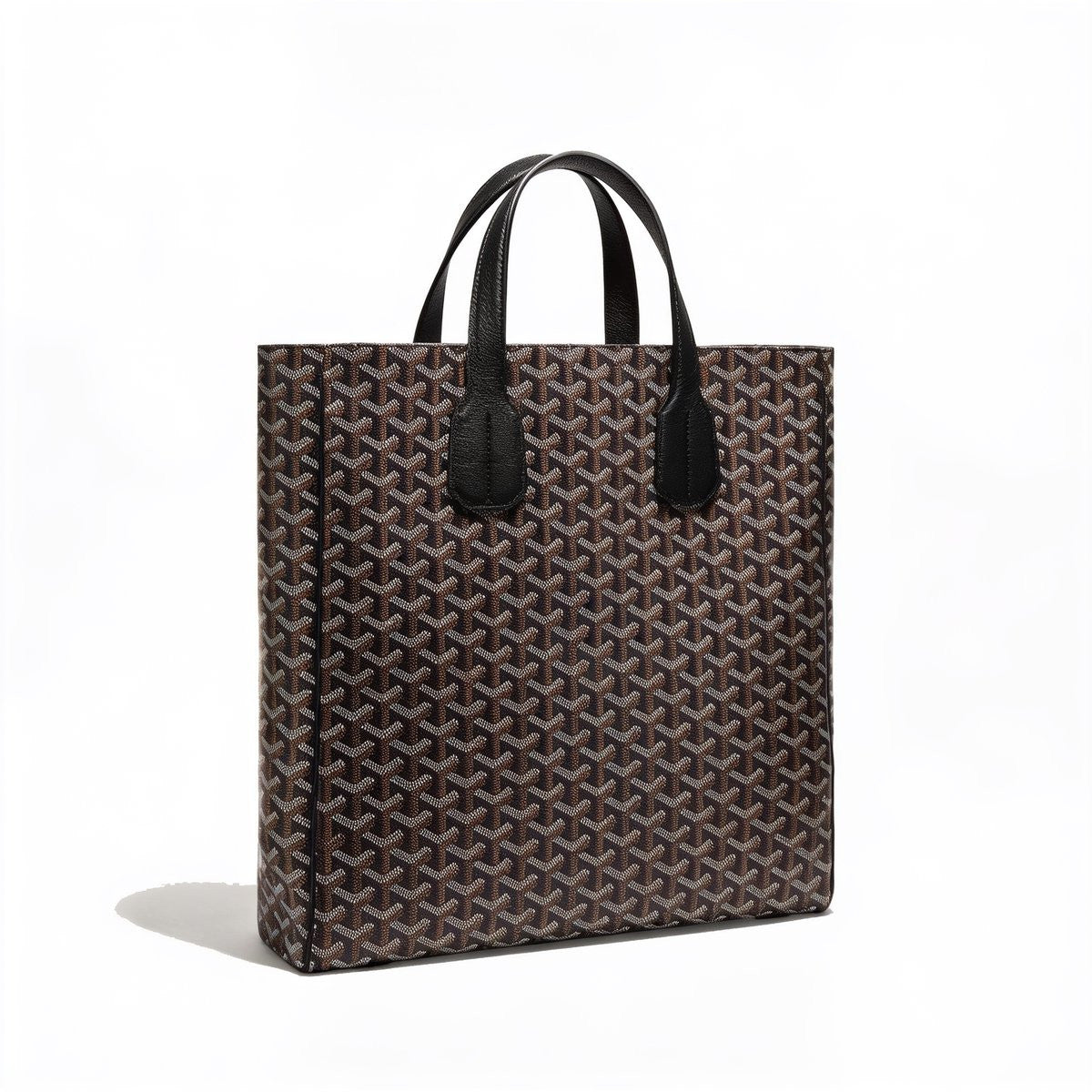 Slim Vertical Crossbody Bag - Black