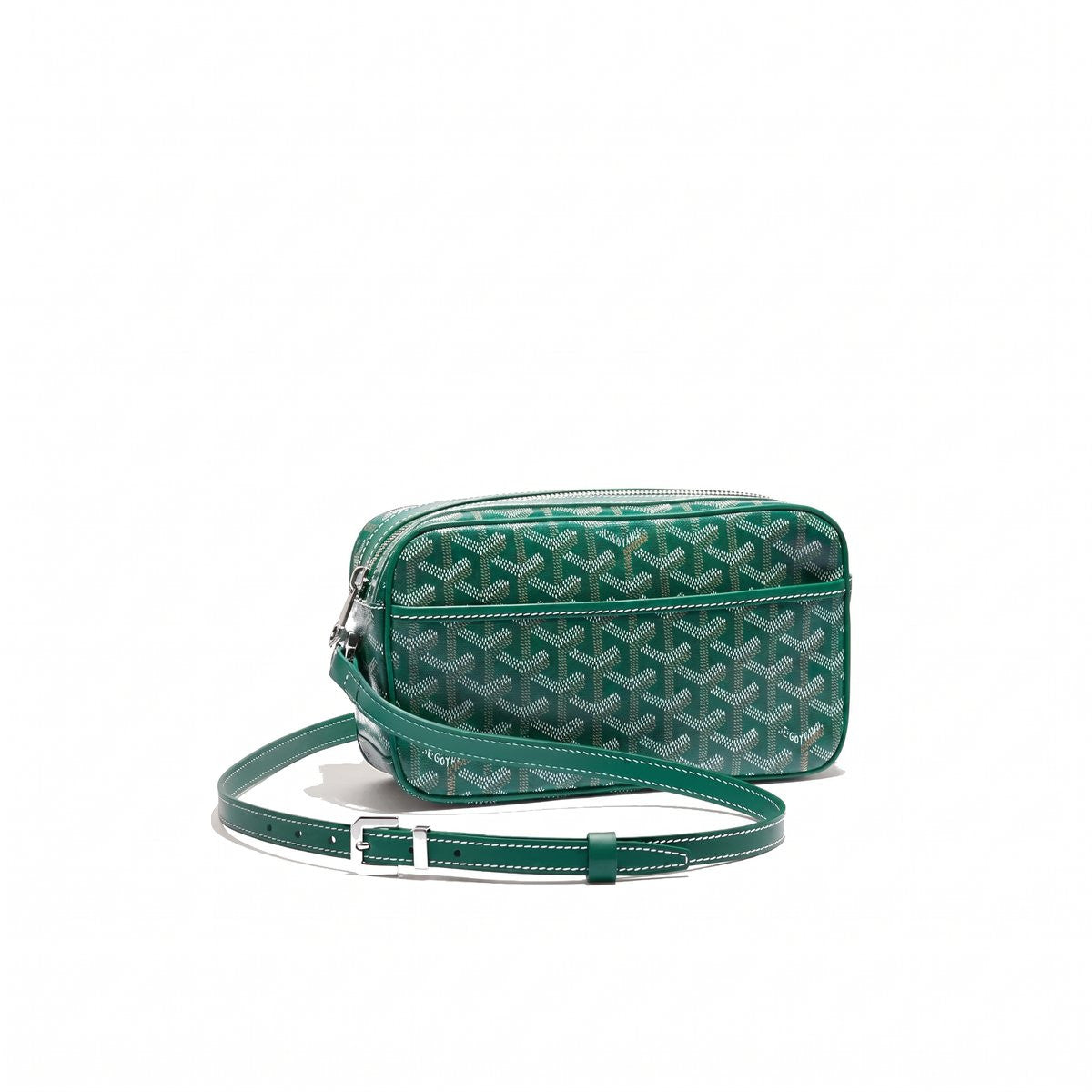 Compact Crossbody Flap Bag - Green