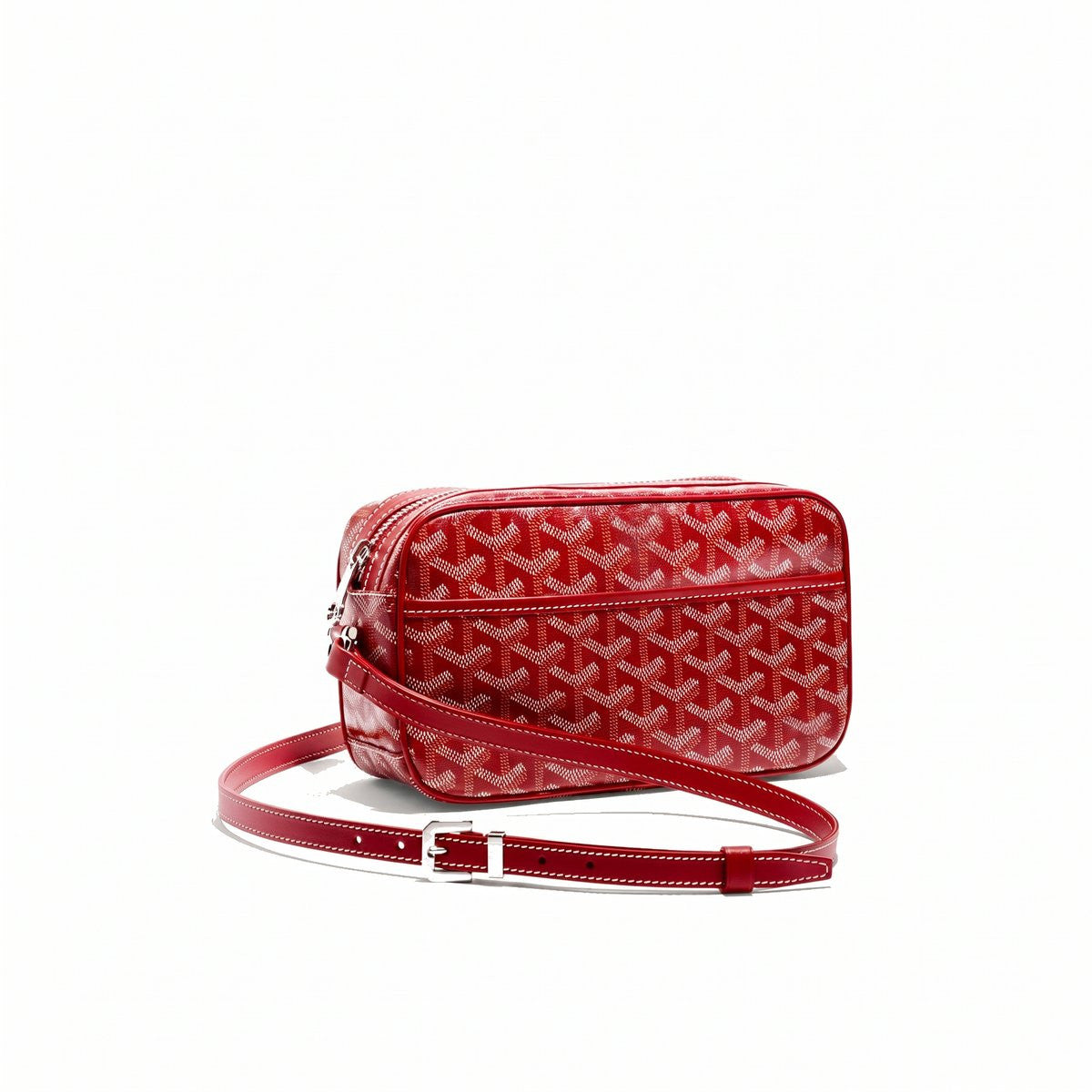 Compact Crossbody Flap Bag - Red