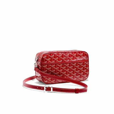 Compact Crossbody Flap Bag - Red