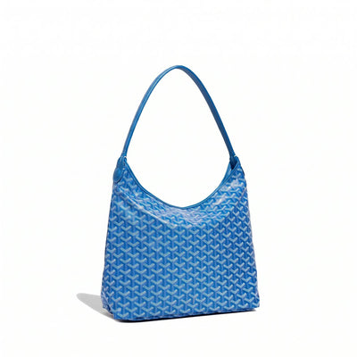 Slouchy Hobo Shoulder Bag - Sky Blue