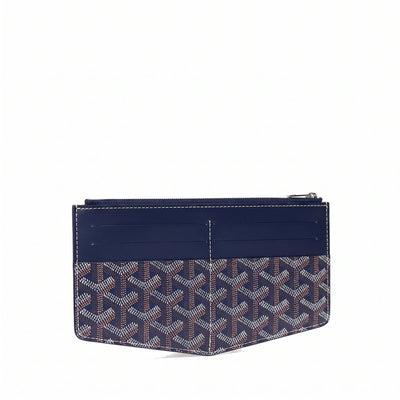 Zip-Around Wallet Insert - Navy Blue