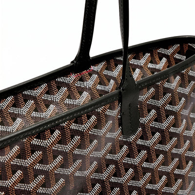 Zippered Canvas Tote - Small - Black - 3