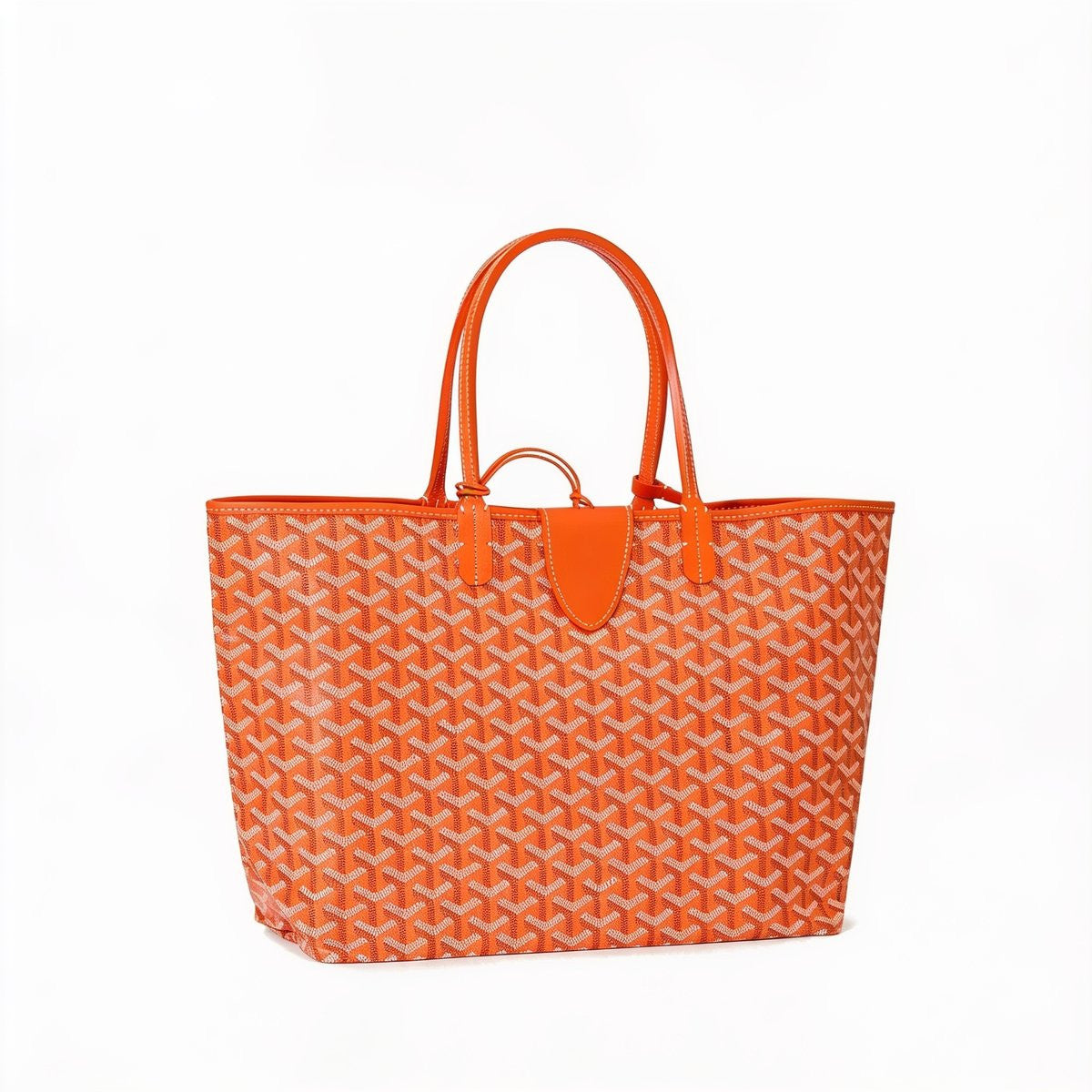 Lightweight Canvas Tote Bag - Small - Orange