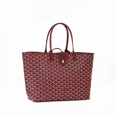 Lightweight Canvas Tote Bag - Small - Burgundy