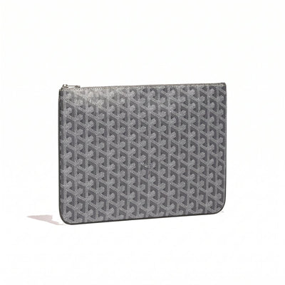 Flat Document Pouch - Medium - Grey
