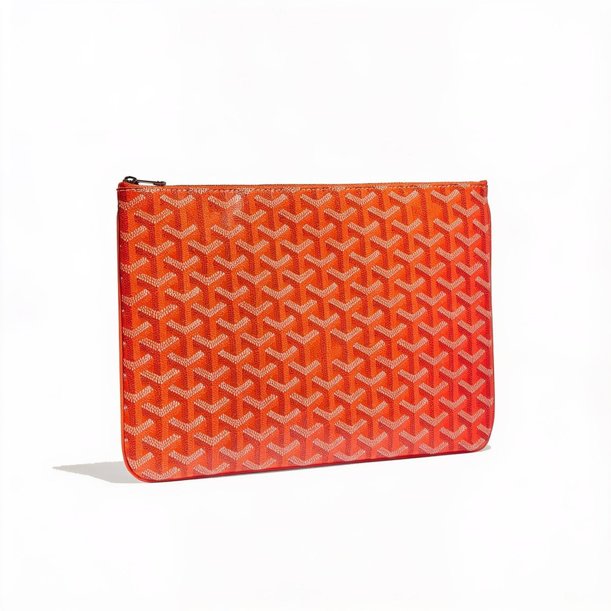 Flat Document Pouch - Medium - Orange