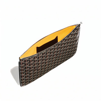 Flat Document Pouch - Medium - Black - 2