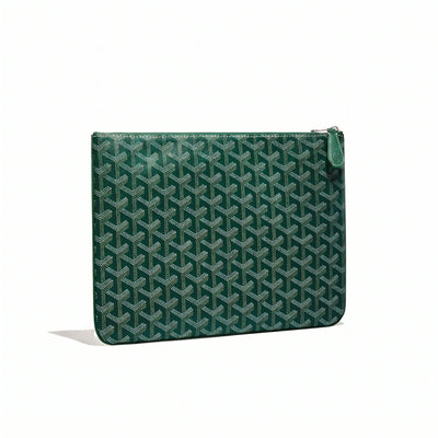 Flat Document Pouch - Medium - Green