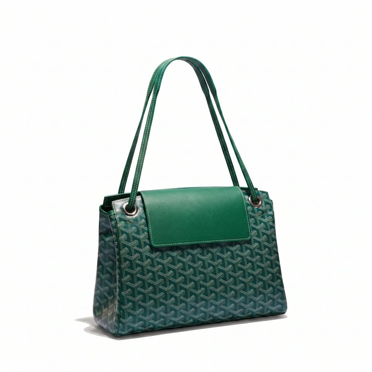 Soft Drawstring Bucket Bag - Green