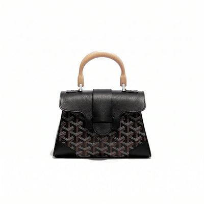Soft Leather Mini Crossbody Bag - Black - 2