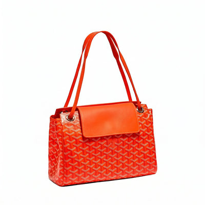 Soft Drawstring Bucket Bag - Orange