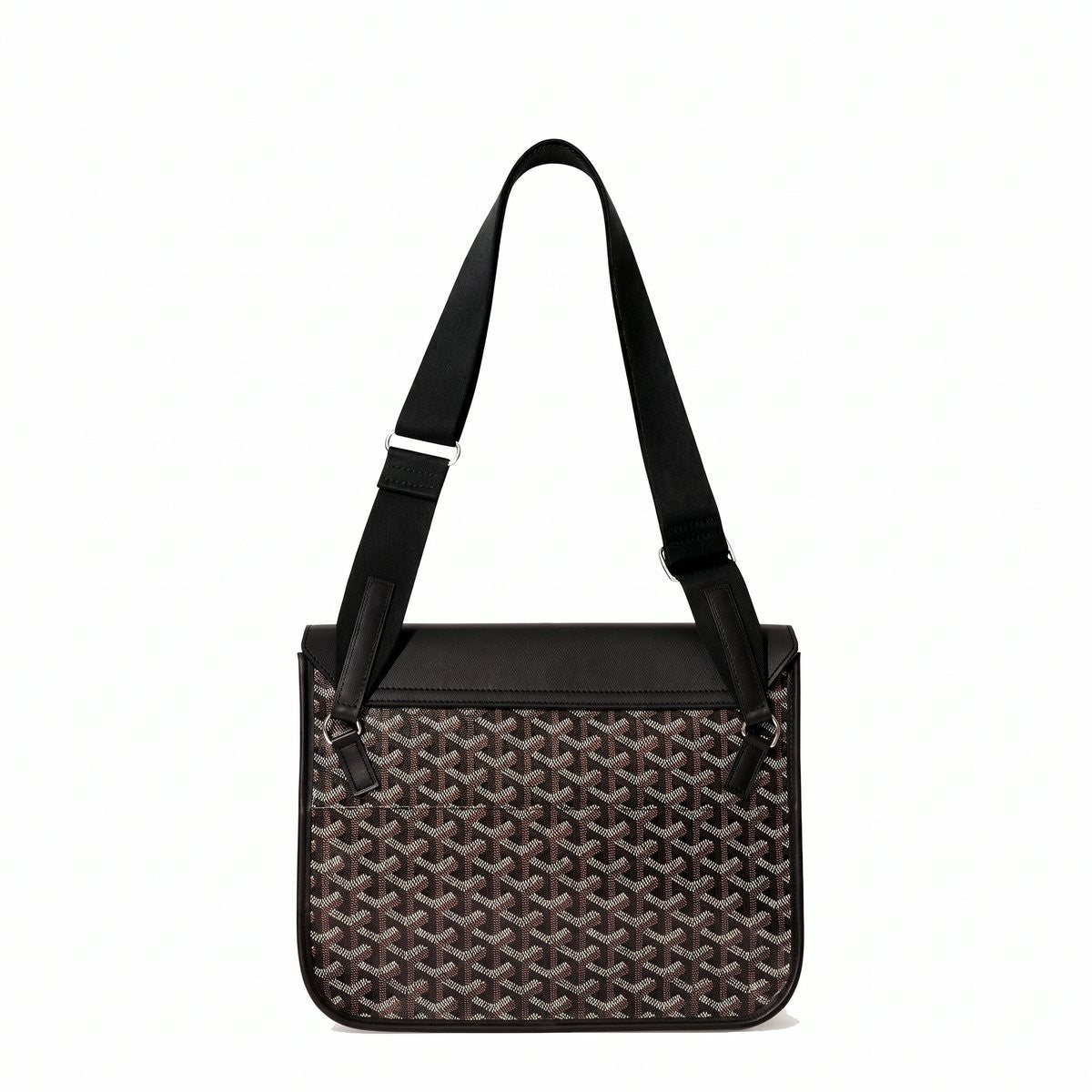 Sporty Messenger Crossbody - Medium - Black - 3