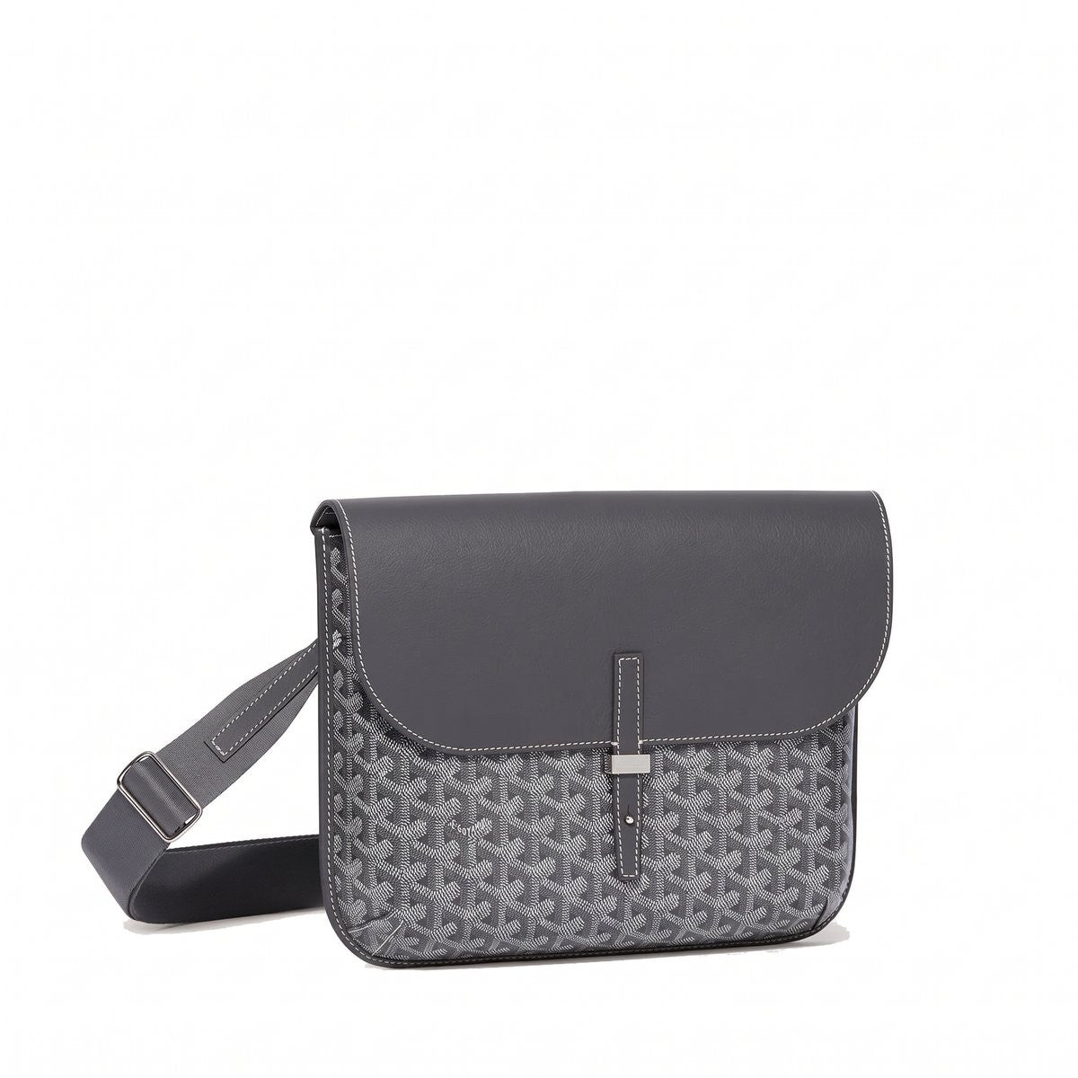 Sporty Messenger Crossbody - Medium - Grey