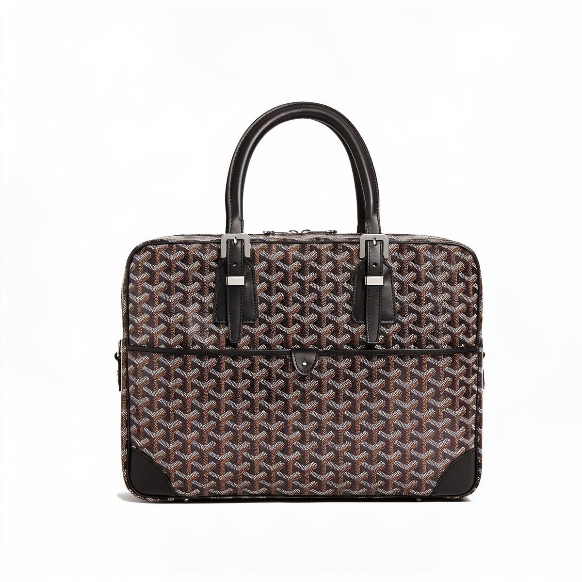 Structured Document Briefcase - Medium - Black - 2