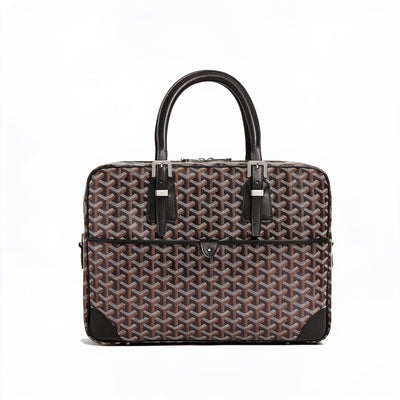 Structured Document Briefcase - Medium - Black - 2