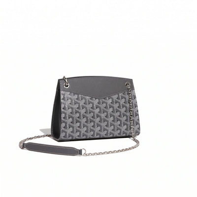 Structured Mini Bucket Bag - Grey