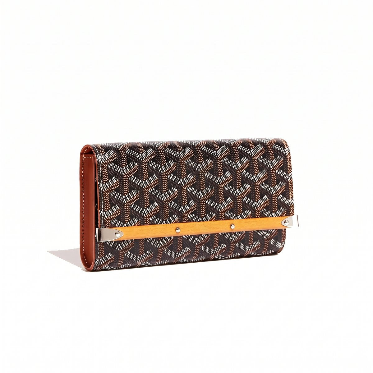Mini Evening Clutch Case - Black & Tan