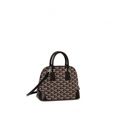 Mini Structured Top-Handle Bag - Black