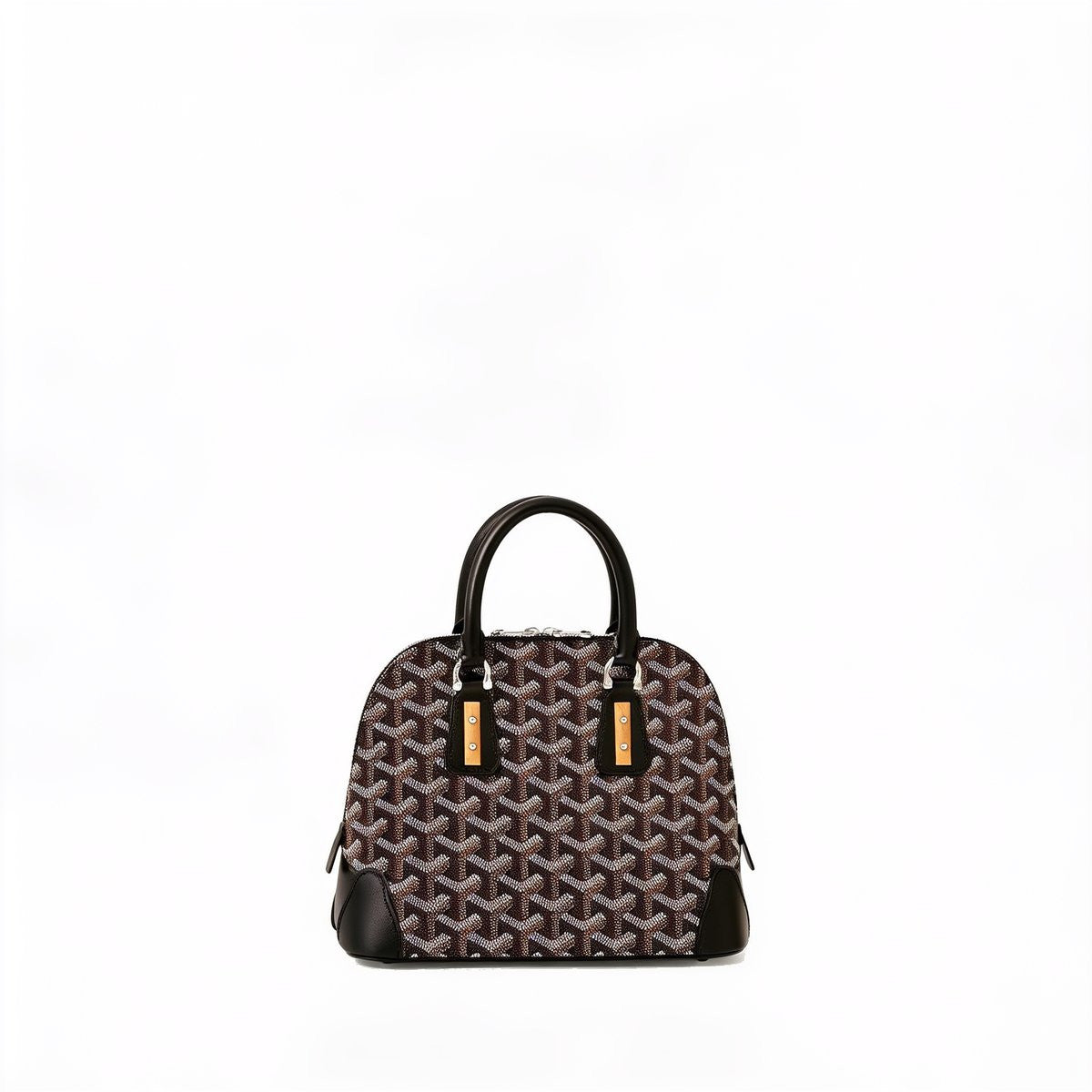 Mini Structured Top-Handle Bag - Black - 2