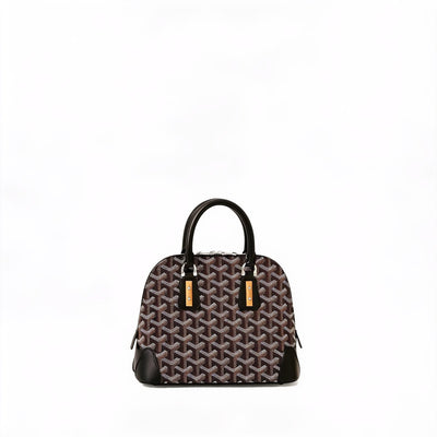 Mini Structured Top-Handle Bag - Black - 2