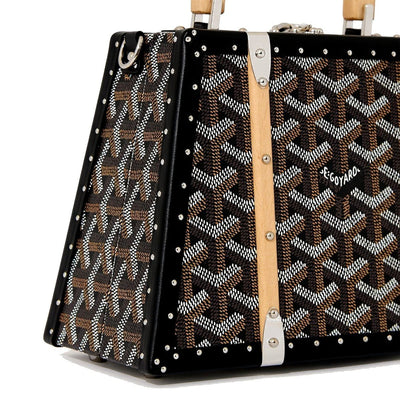 Mini Structured Trunk Crossbody - Black - 3