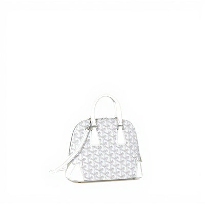 Mini Structured Top-Handle Bag - White