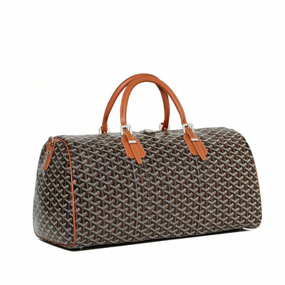Canvas Travel Duffel - 50cm - Black & Tan