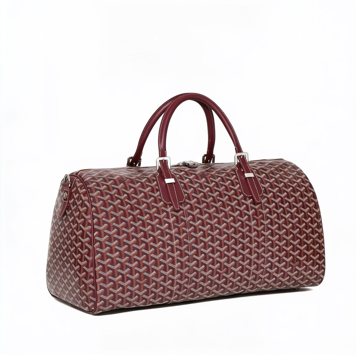 Canvas Travel Duffel - 50cm - Burgundy