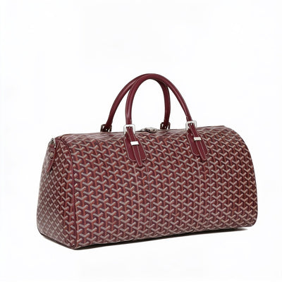 Canvas Travel Duffel - 50cm - Burgundy