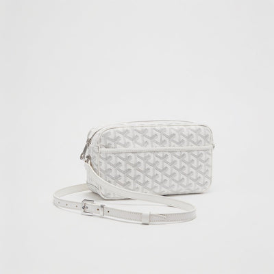 Compact Crossbody Flap Bag - White