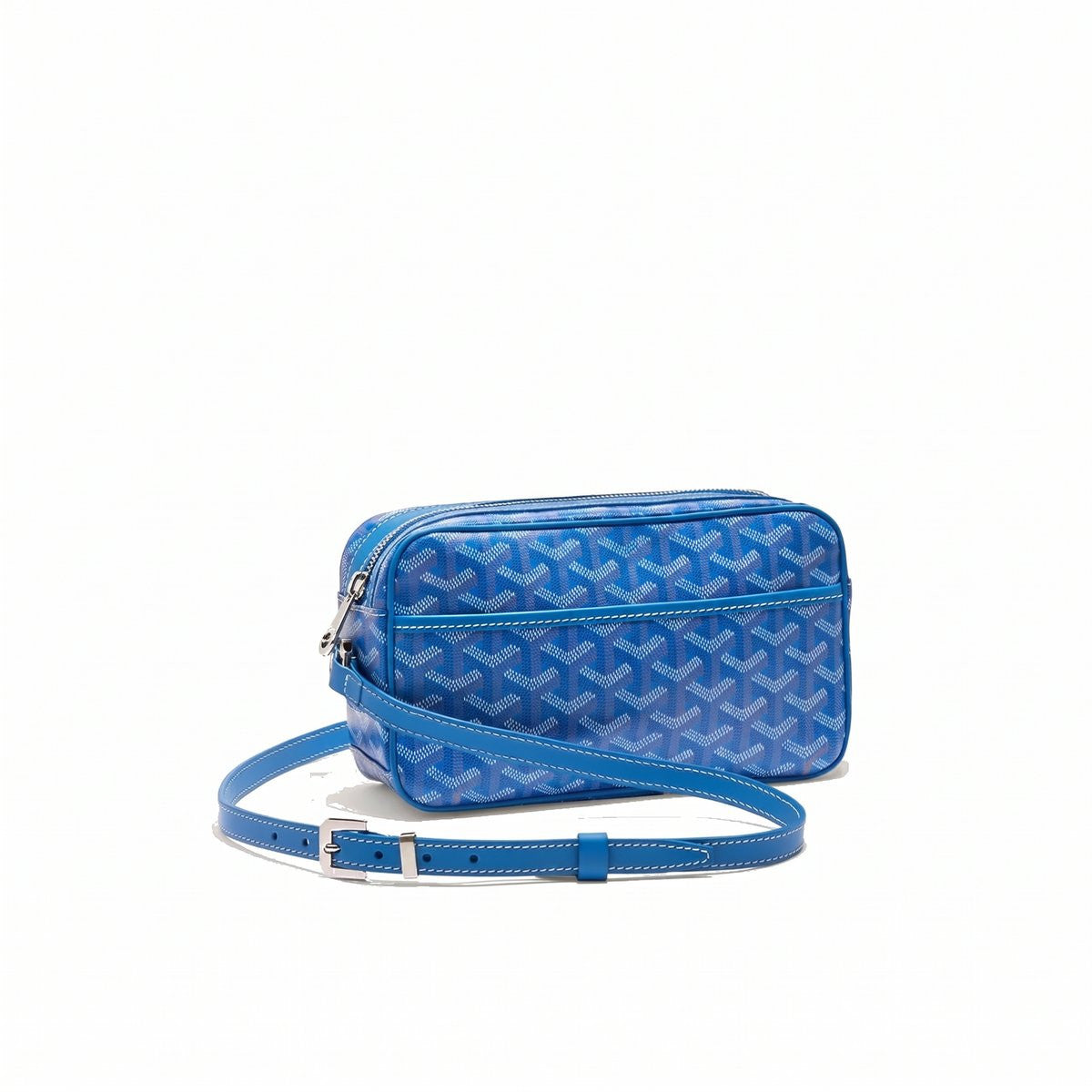 Compact Crossbody Flap Bag - Sky Blue