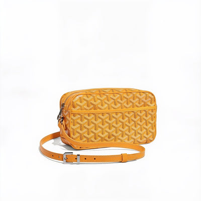 Compact Crossbody Flap Bag - Yellow