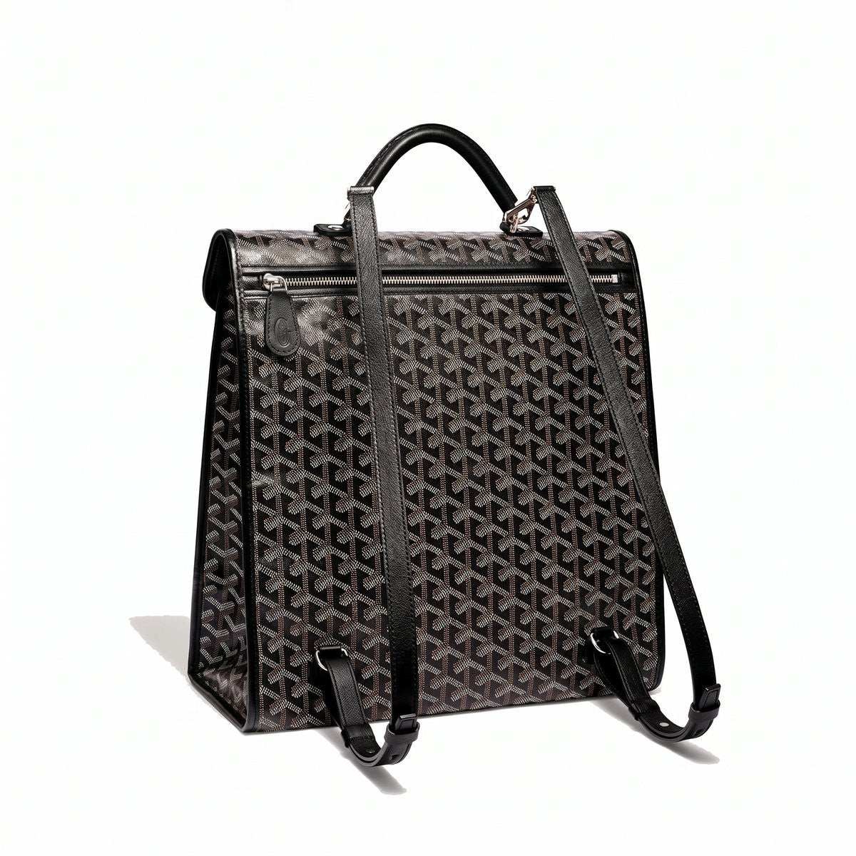 Travel Canvas Backpack - Black - 3