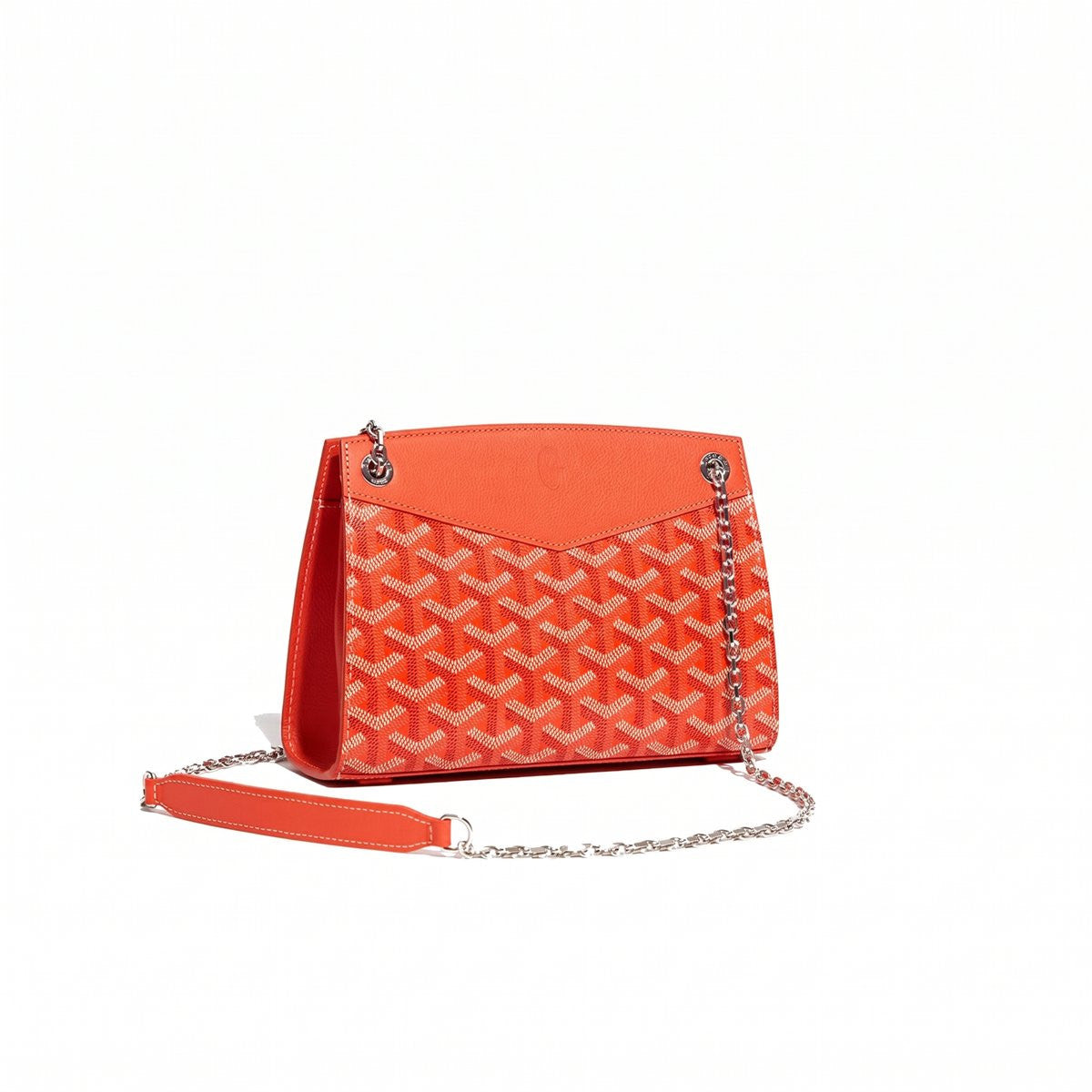 Structured Mini Bucket Bag - Orange