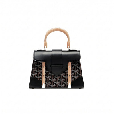Structured Mini Top-Handle Bag - Black - 2
