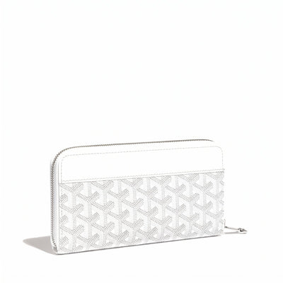 Continental Zip Wallet - Large - White
