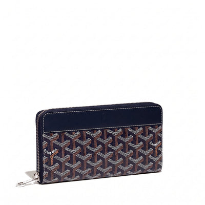 Continental Zip Wallet - Large - Navy Blue