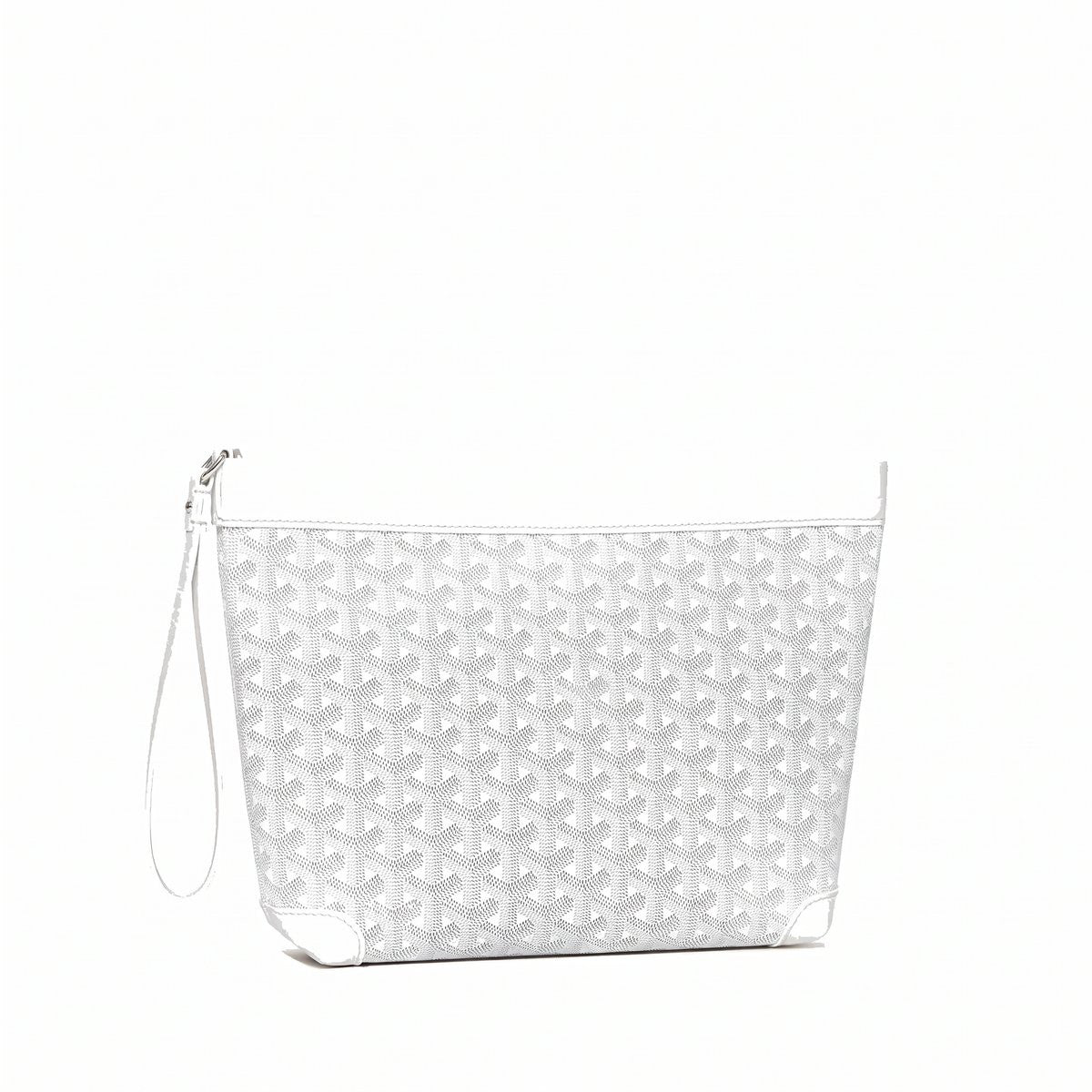 Compact Leather Everyday Pouch - White