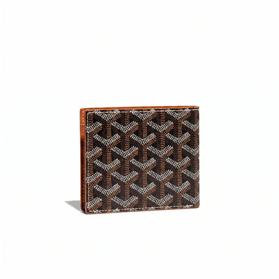 Leather Money Clip Card Holder - Black & Tan