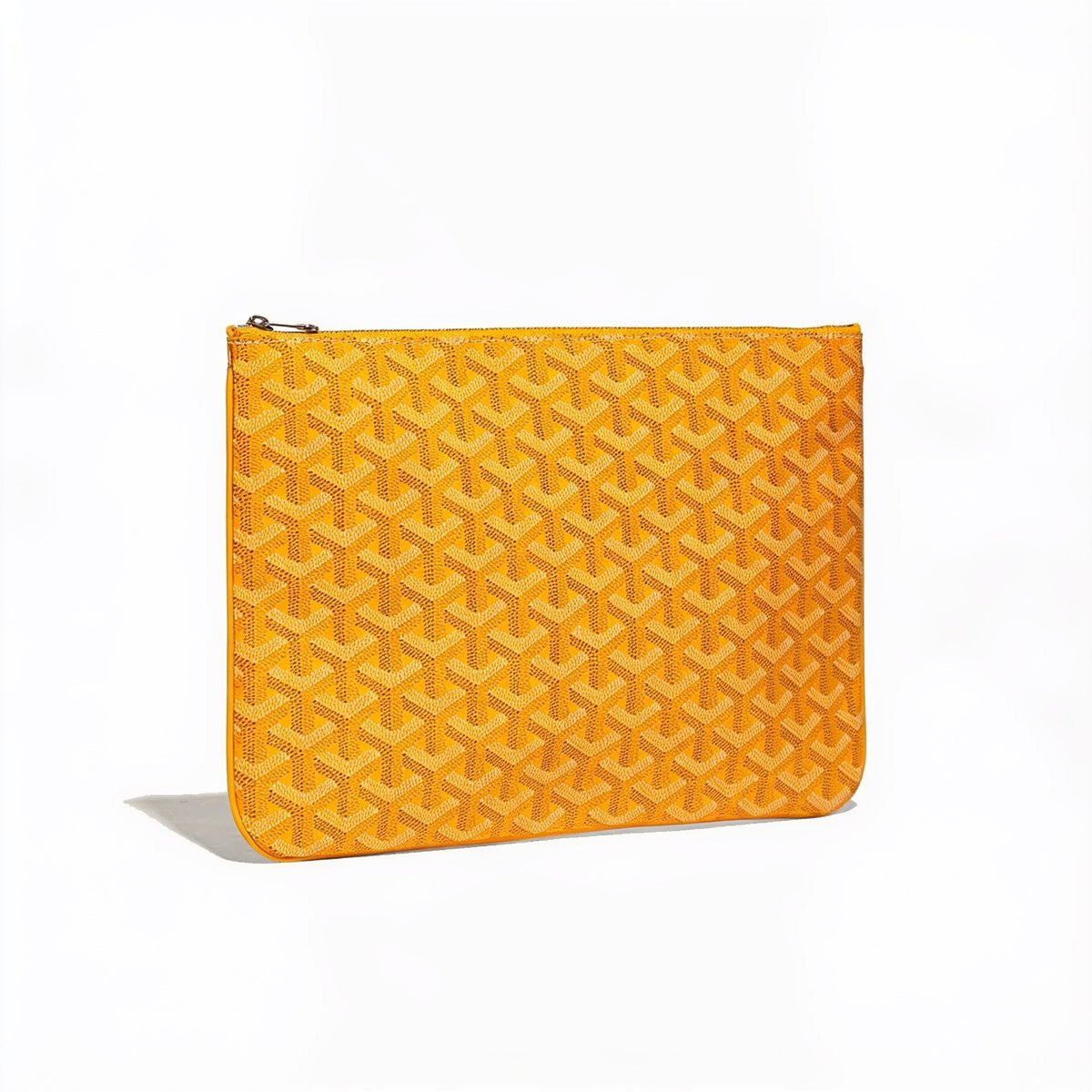 Flat Document Pouch - Medium - Yellow
