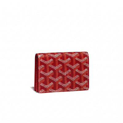 Zip-Around Card Wallet - Red