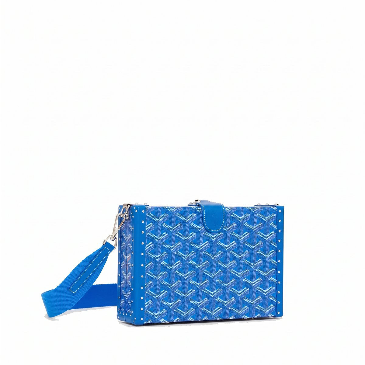 Trunk Crossbody Box Bag - Sky Blue