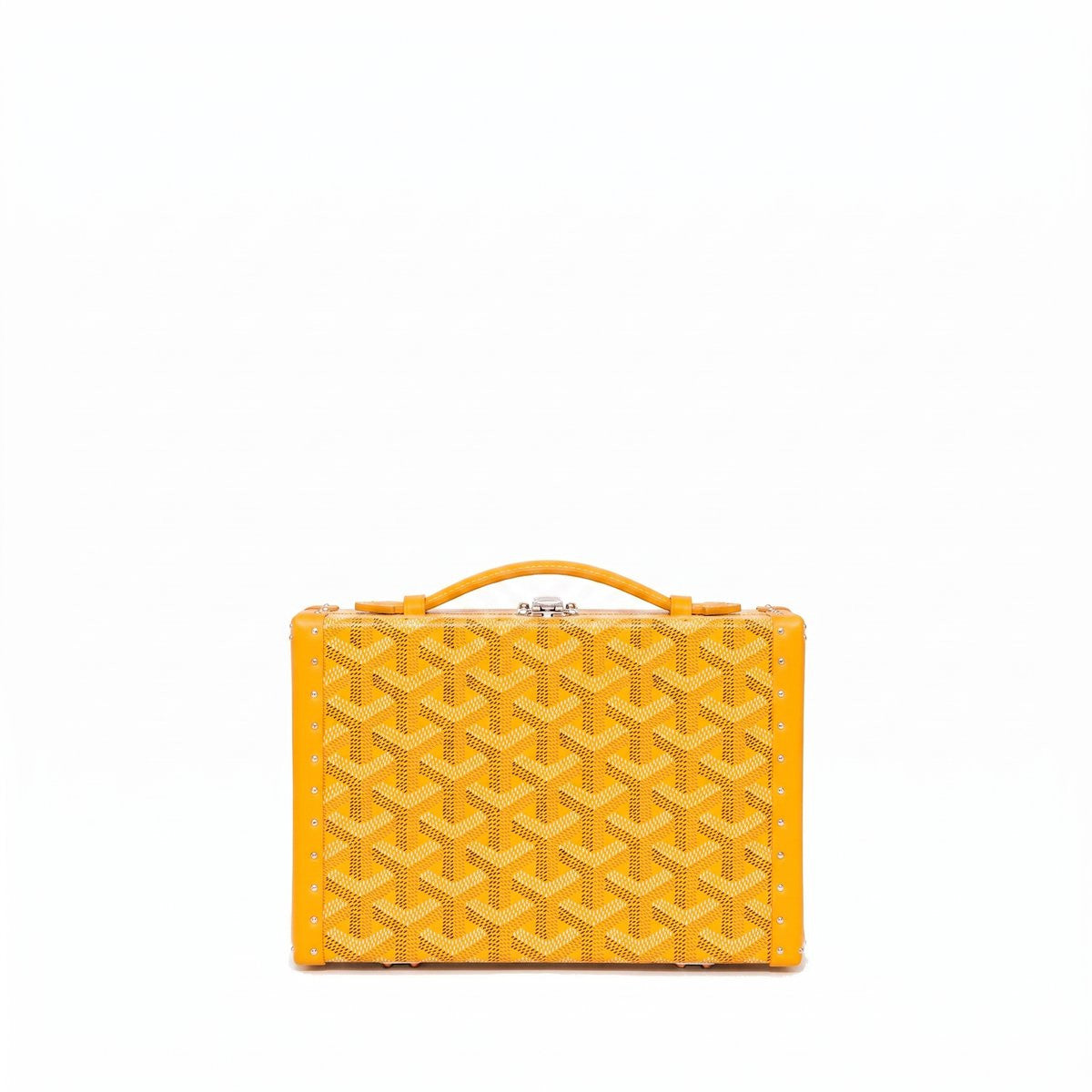 Trunk Crossbody Box Bag - Yellow