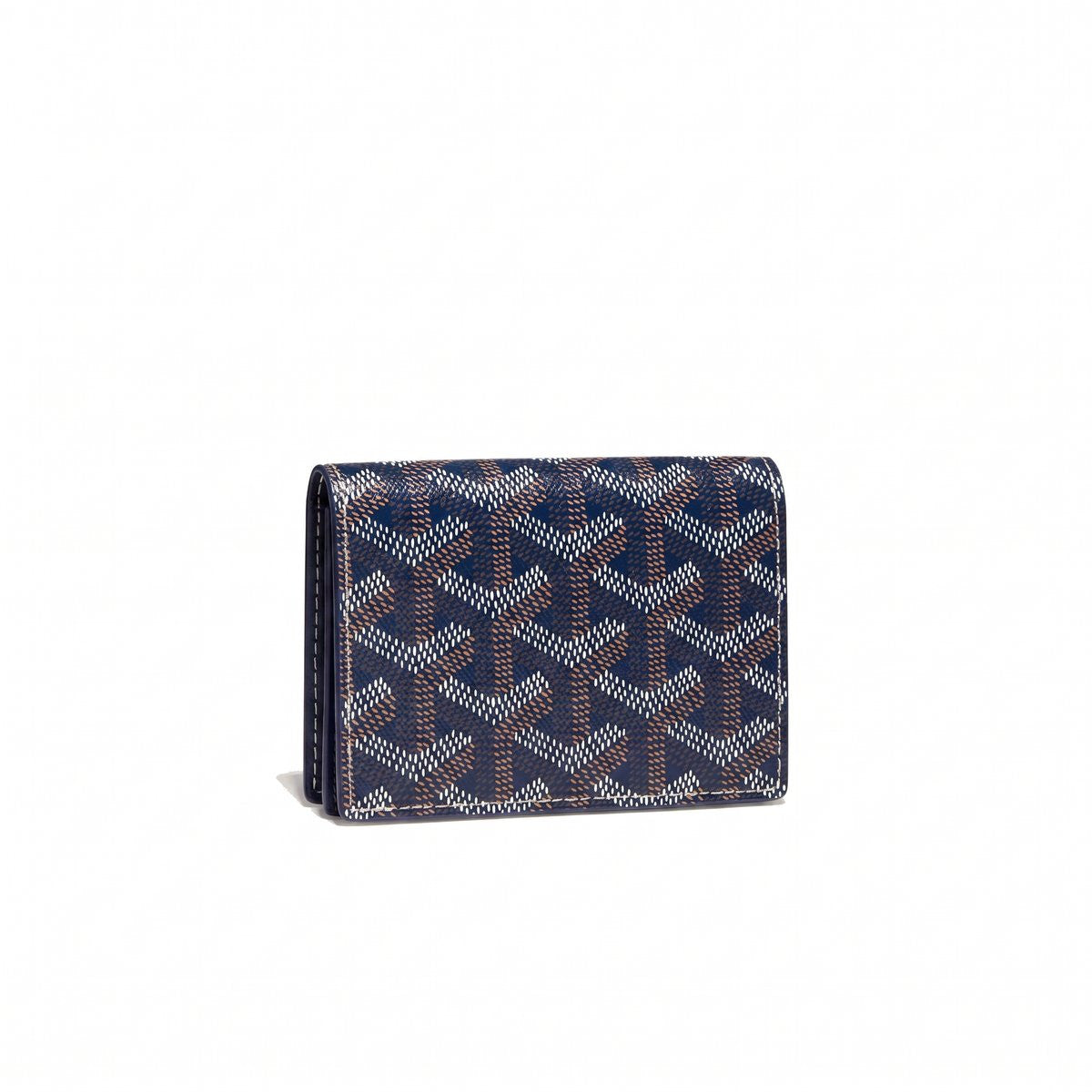 Zip-Around Card Wallet - Navy Blue