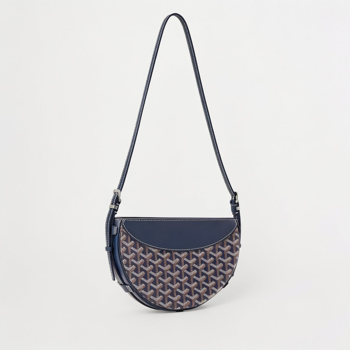 Crescent Shoulder Bag - Navy Blue